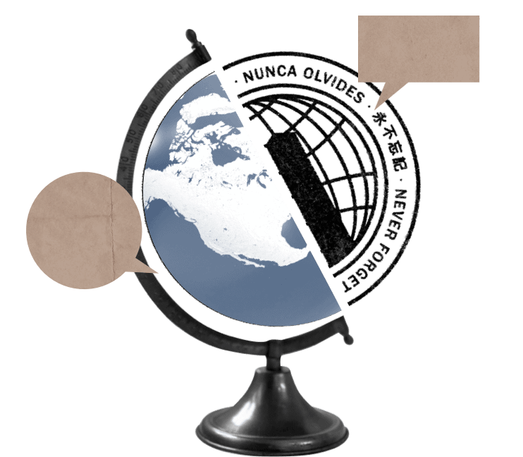 a graphic of a globe