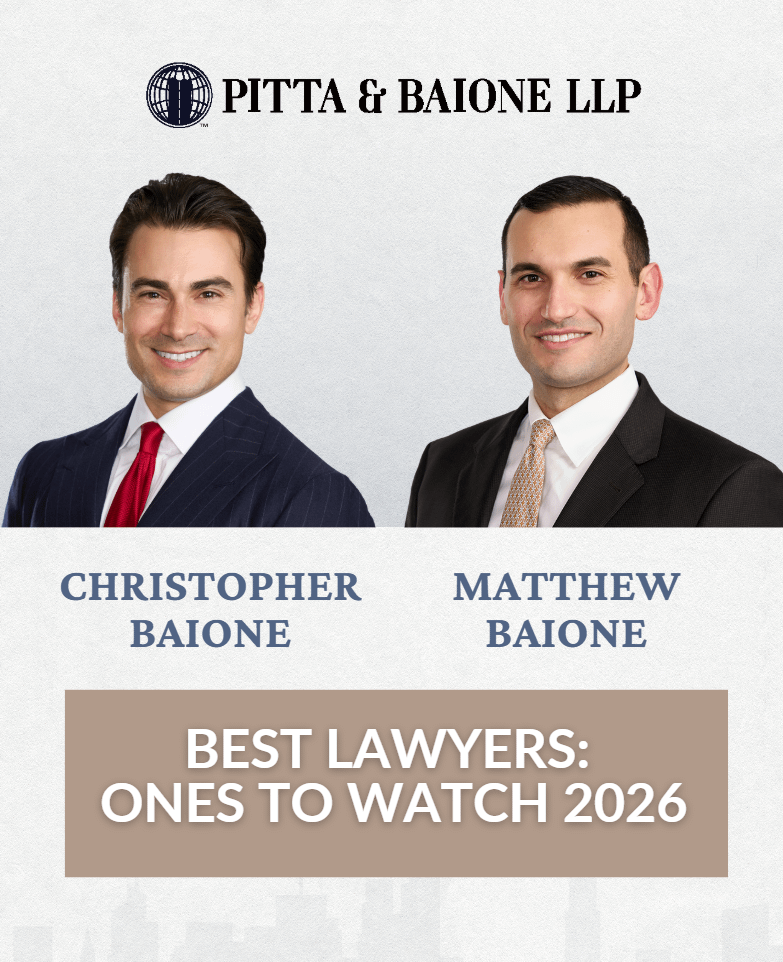 Christopher Baione & Matthew Baione are featured as the Best Lawyers of 2026 list